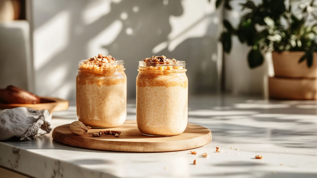 Overnight Oats met Zoete Aardappel